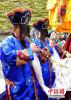 Oct. 18, 2016 -- Nuns in Zelu Monastery welcome the 11th Panchen Lama Bainqen Erdini Qoigyijabu. He visited Zelu Monastery on September 14 and distributes cash subsidy to nuns here. Zelu Monstery is a Nyingma Sect Monastery which has a history of 300 years.
