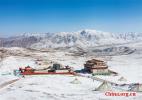 Nov. 16, 2016 -- Riyue Mountain (Sun-and-Moon Mountain), part of the Qilian Mountain Range, is located in the west of Huangyuan County, Qinghai Province. In the past, it was a vital communications center between central China and the southwest frontiers as well as the west regions. Later on, Princess Wencheng of the Tang Dynasty (618-907) passed Riyue Mountain when she was going to marry Songtsen Gampo, king of the Tubo tribe. To commemorate the princess, the mountain was renamed the Sun-and-Moon Mountain, and the Princess Wencheng Temple was built at the foot of the mountain.[China.org.cn/Photo by Han Jiajun]