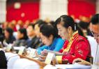 Jan. 12, 2017 -- At the opening ceremony of the 5th Session of 10th Tibet Autonomous Region`s PPCC, PPCC members are listening to the conference carefully. [Photo/China Tibet News]