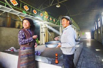 Maizhokunggar County develops characteristic industry