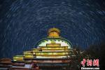 July 18,2017--Photo taken shows the night scene over Palkhor Chode Monastery of Gyangzê County. (Photo provided by the organizer)