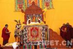 Aug.3,2017--Panchen Lama recites dharma at Gongsar Monastery