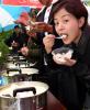 Aug. 22, 2017 -- Home made yogurt are presented in a yogurt contest in Nyangra Township of Chengguan District in Lhasa, capital of southwest China`s Tibet Autonomous Region, Aug. 19, 2017. (Xinhua/Chogo)
