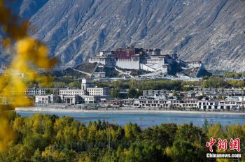 Autumn scenery of Qinghai-Tibet plateau