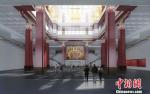 Oct. 30, 2017 -- A photo showing the designing of the Tibet Museum`s interior layout (Photo/China News Service)
