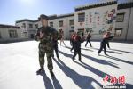 Nov. 3, 2017 -- Female border patrol guards teach students popular online dances.