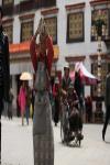 Nov. 6,2017-- The holy city of Lhasa is packed full of wonder and charm. Devout pilgrims travel thousands of miles to pay their respects to the Buddha and visit the sacred temples. They usually circle the temple clockwise, spinning prayer wheels while humming prayers. Others prostrate themselves in worship.