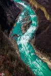 Nov. 16, 2017 -- Aerial view of the Yarlung Tsangpo Grand Canyon, the deepest canyon in the world, in Southwest China`s Tibet autonomous region, March 21, 2017. [Photo/IC]