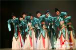 Nov. 24, 2017 -- Artists perform a Han-style dance during the Xinjiang-themed “Experience China” event in Egypt. (Photo by CRI Online)