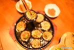 Nov. 28, 2017 -- The fried mushroom is seen in Po Ba Tsang restaurant in Lhasa, capital of southwest China`s Tibet Autonomous Region, Nov. 26, 2017. The restaurant`s name, Po Ba Tsang, means Tibetan home. In recent years, restaurants like Po Ba Tsang, which are featured with ethnic and cultural elements, become popular in Lhasa.(Xinhua/Purbu Zhaxi)
