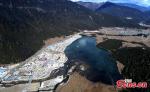 Dec. 15, 2017 -- The photo shows an aerial view of mountains and Yarlung Zangbo River in southwest China`s Tibet Autonomous Region. (Photo: China News Service/ Yang Jian)
