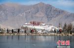 Jan. 10, 2018 -- A mountain climbing event was held in the Nanshan Mountain Park of Lhasa, capital city of the southwest China’s Tibet, to welcome the New Year on January 1, 2018. Departing from the entrance of the park, participants needed to ascend as high as 3,900 meters above the sea level to finish the almost 5 kilometers` journey.
