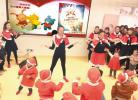 Jan. 19, 2018 -- Photo shows pre-school teachers are teaching pupils to dance in southwest China`s Tibet during the winter holiday. To enjoy their two-month winter holiday, some pupils choose to study dancing, some choose to learn calligraphy or painting, and some others choose to take exercises or read to spend their time. 