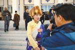 Jan. 26, 2018 -- A deputy of the first session of the 11th Tibetan People`s Congress is accepting media interview. [Photo/China Tibet News/Tang Bin]