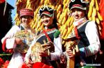 Feb. 11, 2018 -- File photo taken on Jan. 22, 2004 shows girls of Yi ethnic group singing in southwest China`s Yunnan Province. As a country with 56 ethnic groups, China unfolds its charm of diversification during the Spring Festival. Spring Festival, or better known as Chinese Lunar New Year, is the most important festival for all Chinese, which has a history of more than 4,000 years. It is an occasion for home returning, New Year goods preparing, celebrating, and foremost, family reunion. (Xinhua)