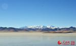 Feb. 17, 2018 -- Photo shows the winter scenery of the Lake Puma Yumco with an area of 295 square kilometers  and  an altitude at 5,010 meters above the sea level in Shannan, Southwest China`s Tibet. `Puma` in Tibetan means `young girl`, so Lake Puma Yumco also named as `Young Girl Lake`.