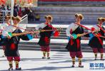 Feb.22,2018--Photo shows a performance is held in the Zongjiao Lukang Park in Lhasa, capital city of southwest China`s Tibet, on Feb. 16 to celebrate the Tibetan New Year which coincides with the Spring Festival and falls on the same day this year. [Photo/Xinhua]