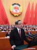 Mar. 5, 2018 -- Yu Zhengsheng, chairman of the 12th National Committee of the Chinese People`s Political Consultative Conference (CPPCC), delivers a report on the work of the 12th CPPCC National Committee`s Standing Committee over the past five years, at the opening meeting of the first session of the 13th CPPCC National Committee at the Great Hall of the People in Beijing, capital of China, March 3, 2018. (Xinhua/Li Xueren)