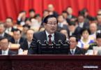 Mar. 5, 2018 -- Wan Gang delivers a report on how the proposals submitted by members of the 12th National Committee of the Chinese People`s Political Consultative Conference (CPPCC) have been handled, at the opening meeting of the first session of the 13th CPPCC National Committee at the Great Hall of the People in Beijing, capital of China, March 3, 2018. (Xinhua/Pang Xinglei)