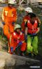 May 12, 2018 -- File photo taken on May 7, 2009 shows Jiang Yuhang (L, front) taking part in a rescue mission in Miaohang Township of Shanghai Municipality, east China. On May 17, 2008, Jiang, a 20-year-old highway administration employee, was extricated by firefighters, 123 hours after he was trapped in the rubble at quake-hit Yingxiu Township of Wenchuan County, southwest China`s Sichuan Province. Jiang was a survivor of the 8.0-magnitude earthquake that struck Sichuan`s Wenchuan County on May 12, 2008. The quake left more than 69,000 dead, 374,000 injured, 18,000 missing and millions homeless. Jiang said it were firefighters who gave him the second life, and he desired to be a soldier like them. At the end of 2008, Jiang realized his dream to join the army and served in the group who once saved him. After training for half a year, he finally became a real fire soldier in Shanghai in 2009. Jiang later got promoted to the position of an officer, and in March this year, he was transferred to the firefighting force in his hometown Kaili City, southwest China`s Guizhou Province. In the past ten years, the young man, who was saved in that catastrophic earthquake, saved more people`s lives with his own efforts. (Xinhua/Zhao Yun)