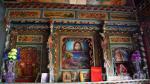 June 21,2018--A niche for religious statues in Tashi Wangdul`s family home.