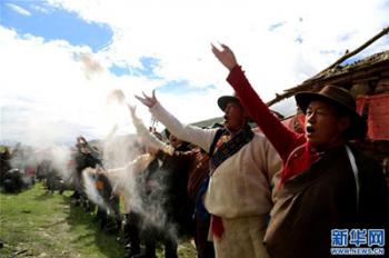 Tibetans celebrate festival to pray for harvest