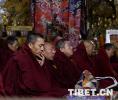 July 30,2018--Photo shows monks of Jokhang Temple chant scriptures.