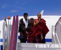 July 30,2018--The 11th Panchen Lama arrives at Lhasa Gonggar Airport.