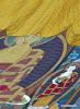 Aug.13,2018--Photo shows the huge Thangka painting displayed during the traditional `sunning of the Buddha` ceremony at Drepung Monastery in Lhasa, capital of southwest China`s Tibet Autonomous Region, Aug. 11, 2018. Celebrations for the traditional Shoton Festival, or Yogurt Festival, began in Lhasa on Saturday. This year`s event will feature the traditional `sunning of the Buddha` ceremonies, with huge Thangka paintings bearing the image of the Buddha displayed on the hillsides near the Drepung and Sera monasteries, as well as Tibetan opera performances, horse riding performances and an ethnic costume show. (Xinhua/Chogo)