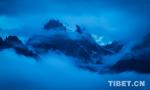 Sept. 5, 2018 -- Snow mountain at the junction of Mangkam, Tibet and Dechen, Yunnan Province.
