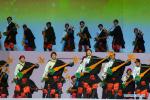 Sept. 10, 2018 -- Artists perform on stage during the Fourth China Tibet Tourism and Culture Expo in Lhasa, capital of southwest China`s Tibet Autonomous Region, Sept. 7, 2018. The five-day expo will last untill Sept. 11. (Xinhua/Dainzin Nyima Choktrul)