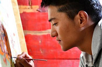 Tibet’s Qiujiu Tangka Cooperative recruits children to help them get rid of poverty