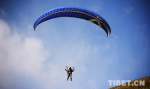 Oct. 10, 2018 -- The first Tibet paraglider performance at fixed points, one of the 6th China Tibet mountaineering convention series activity, was held in Yangbajain alpine training base, Damxung County, Lhasa City recently. Paragliders from all over the country attended the performance. Tibet has the unique environment for paragliding. There are no hills or jungles, or various high-tension cables; the sunlight and air flow condition are all favorable for paragliding.