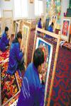 Nov. 12, 2018 -- [Photo shows painters drawing Thangkas/ China Tibet News/ Tenzin Chosphel]
