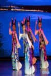 Nov. 25, 2018 -- Artists perform during a gala showcasing the culture of China`s vast west in Moscow, Russia, on Nov. 24, 2018. A series of events showcasing the rich culture of China`s vast west, especially that of places along the ancient Sild Road, kicked off at the Moscow Musical Theater on Friday. (Xinhua/Bai Xueqi)