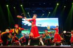 Nov. 28, 2018 -- A performance is staged to showcase the culture of China`s west regions, in St. Petersburg, Russia, Nov. 26, 2018. A series of events showcasing the rich culture of China`s west, especially that of places along the ancient Silk Road, unveiled in St. Petersburg on Monday. Dancers and singers from northwest China`s Gansu Province and southwest China`s Tibet Autonomous Region performed in the gala. (Xinhua/Motina)