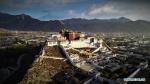 Dec. 17, 2018 -- Photo taken on Nov. 15, 2018 shows Potala Palace in Lhasa, capital of southwest China`s Tibet Autonomous Region. The golden roofs of the Potala Palace shine in glory after more than 18 months of renovation work. The 1,300-year-old palace has seven golden peaks on the main building. Before the repairs, parts of the gold plating were damaged from long-term exposure to wind, sun and rain. During the repair, workers also improved the safety of the roof`s wooden structure and the palace`s affiliated buildings. Potala Palace was built by Tibetan King Songtsa Gambo in the seventh century and was expanded in the 17th century. It received 1.45 million tourists in 2017. The palace was included on the UNESCO World Heritage List in 1994. (Xinhua/Purbu Zhaxi)