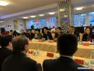 Dec. 18, 2018 -- Losang Jamcan (C), director of the Standing Committee of the Tibet Autonomous Regional People`s Congress, takes part in discussions with representatives from overseas Chinese associations such as the Council for Promotion of Peaceful National Reunification of China in Copenhagen, Denmark, on Dec. 15, 2018. A Tibetan delegation of the Chinese National People`s Congress (NPC) visited Denmark from Dec. 13 to 16 and briefed Danish lawmakers and officials on Tibet`s historic achievements in economic and social development. (Xinhua/Fu Yiming)