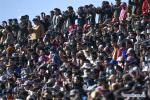 People watch horse race in Lhasa, southwest China`s Tibet Autonomous Region, Feb. 7, 2019. Since 1990, horses have been drifting away from plateau life, as most villages are connected to modern road networks these days. In some places, however, horses have regained their status as a mode of transport. Gyumey Dorje lives at the foot of Mt. Gang Rinpoche, a sacred mountain for Tibetans and a hot tourist attraction. There, villagers offer tourists services such as horseback riding or transferring goods up and down the mountain. `The horse is no common livestock,` said Ngawang Tenzin from the local culture authority. `The changing status of horses reflects the development of Tibet.` (Xinhua/Purbu Zhaxi)