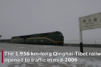 Safeguarding world’s highest rail line in Tibet, China