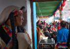 Feb. 28, 2019 -- Villagers watch festive performance in Garco Township of Shuanghu County, southwest China`s Tibet Autonomous Region, Jan. 31, 2019. Shuanghu County, located 5,000 meters above sea level in southwest China`s Tibet Autonomous Region, suffers from strong winds 200 days a year. With a year-round temperature averaging minus five degrees Celsius, Shuanghu is home to the world`s third largest glacier, the Purog Kangri. Occasionally, the temperature here drops to minus 40 degrees Celsius. The county, about 120,000 square kilometers in area, lies in the middle of the Qiangtang National Nature Reserve. There are 135 conservation staff members working in Shuanghu`s 15 wildlife management and conservation stations to improve protection of wild animals. In 2018, the county government suspended construction of tourism-related support facilities around the Purog Kangri glacier to better protect the environment. Shuanghu now has about 20,000 wild yaks and 200,000 Tibetan antelopes, plus more than 20 rare species such as the snow leopard and brown bear. (Xinhua/Purbu Zhaxi)