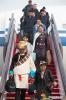 Mar. 5, 2019 -- Deputies to the 13th National People`s Congress (NPC) from southwest China`s Tibet Autonomous Region arrive in Beijing, capital of China, March 2, 2019. The second session of the 13th NPC will open on March 5. (Xinhua/Jin Liwang)