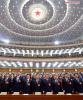 Mar. 5, 2019 -- Deputies to the 13th National People`s Congress (NPC) sing the national anthem at the opening meeting of the second session of the 13th NPC at the Great Hall of the People in Beijing, capital of China, March 5, 2019. (Xinhua/Li Tao)