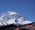 May 22, 2019 -- Photo taken on May 18, 2019 shows the scenery of Mount Qomolangma from the base camp in southwest China`s Tibet Autonomous Region. The 8,844.43-meter-high Mt. Qomolangma is the world`s highest peak. (Xinhua/Jigme Dorje)