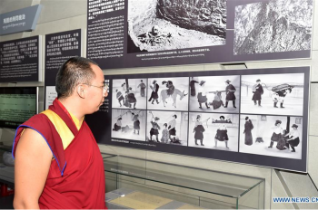 11th Panchen Lama visits memorial hall marking emancipation of serfs in Lhasa
