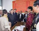 Aug.26, 2019 -- Wang Yang, a member of the Standing Committee of the Political Bureau of the Communist Party of China Central Committee and chairman of the National Committee of the Chinese People`s Political Consultative Conference, visits a village in Burang County of Ngari Prefecture, southwest China`s Tibet Autonomous Region, Aug. 20, 2019. Wang made a research trip from Monday to Wednesday in Tibet. (Xinhua/Li Xueren)
