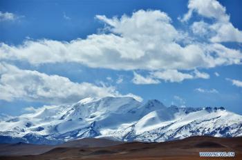 Scenery of Xiagangjiang snow mountain in China’s Tibet