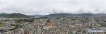 Dec.24,2019 -- Stitched aerial photo taken on Aug. 10, 2019 shows the view of Lhasa, capital city of southwest China`s Tibet Autonomous Region. From scientific expedition at the Lake Yamzbog Yumco to wildlife conservation patrol mission in Shuanghu County at an average altitude of more than 5,000 meters, from a traditional festive horse racing to annual facelift of the Potala Palace, the photographers of Xinhua captured local people`s daily lives and achievements on social development in Tibet in 2019, the year marking the 60th anniversary of the campaign of democratic reform in Tibet. A selection of photos from the `InTibet` column shows beauty of nature on the plateau and stories of local people improving their lives with hard work. (Xinhua/Wang Jianhua)