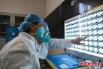 Feb.5,2020 -- Doctors check the CT report of a confirmed patient of novel coronavirus pneumonia in Lhasa, southwest China`s Tibet Autonomous Region. Tibet reported the first confirmed case of novel coronavirus pneumonia on January 28, 2020. （Photo: China News Service/ He Penglei）