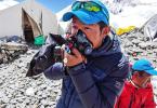 May 19,2020 -- Team members are seen at the advance camp at an altitude of 6,500 meters on Mount Qomolangma, May 18, 2020. A Chinese mountaineering team on Monday released a list of 12 people, including two surveyors, who will climb to the peak of Mount Qomolangma. If everything goes smoothly, they will arrive at the peak on May 22 to conduct surveys in gravity, global navigation satellite systems, weather and depths of ice and snow. Chen Gang and Wang Wei, both of whom are surveyors from the Ministry of Natural Resources, are on the list. If either of them manages to arrive at the peak, it will set a record for Chinese surveyors setting foot on the world`s highest mountain peak, according to the team. The names of a support squad and a backup squad were also released on Monday. (Xinhua/Lhapa)